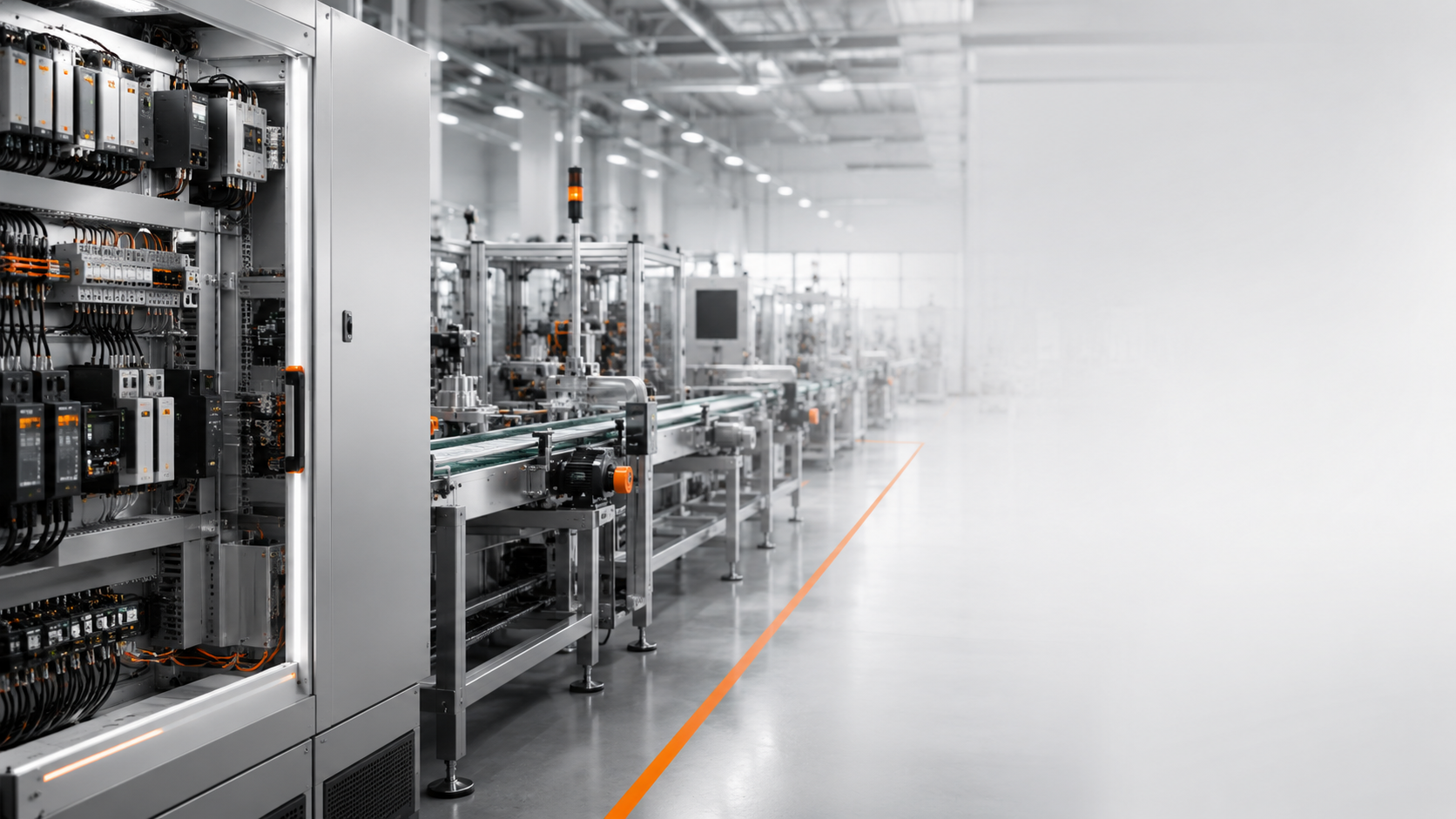Modern industrial automation production line