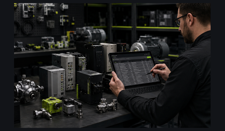 Industrial MRO spare parts and replacement components